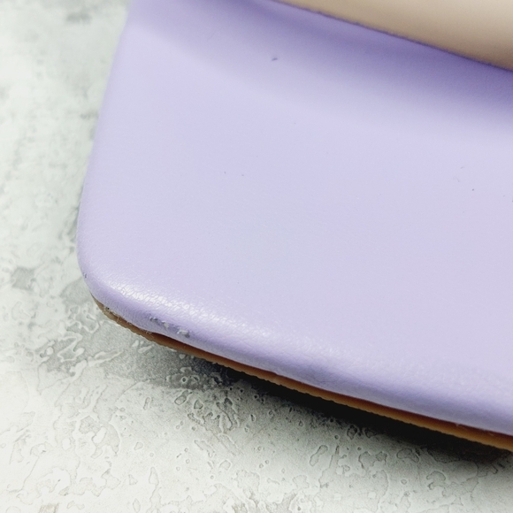 New BP. Ashlyn Square Toe Strappy Sandal In Purple D62 - Picture 15 of 16